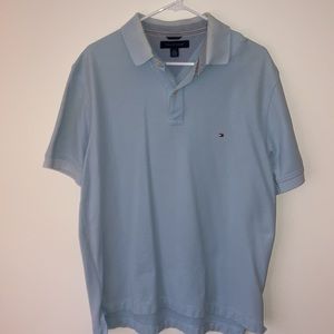 Tommy Hilfiger Men’s Large Light Blue Polo Shirt
